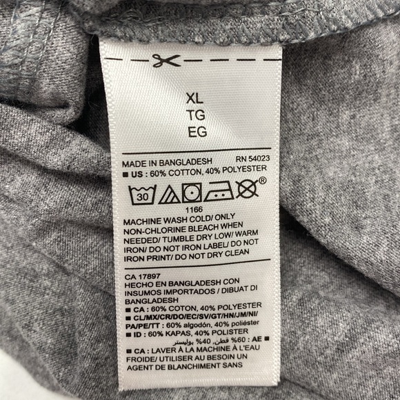 Old Navy Men’s soft wash colour black maroon and grey t-shirt - size XL - Picture 5 of 5